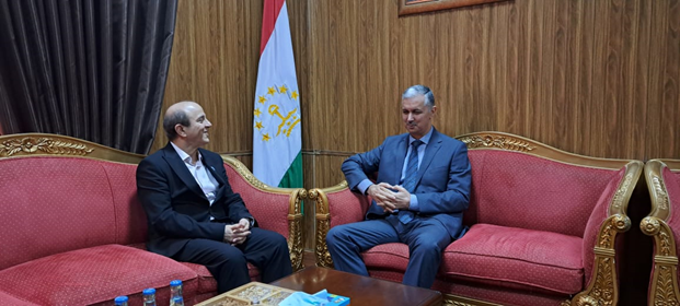 The President ECOSF called upon the Ambassador of Tajikistan in Islamabad