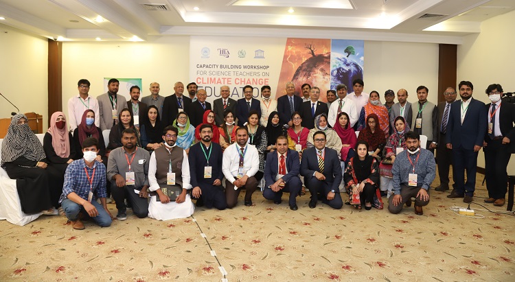 Capacity Building Workshop for Science Teachers on Climate Change Education held in Islamabad (Mar 28 - Apr 1, 2022)