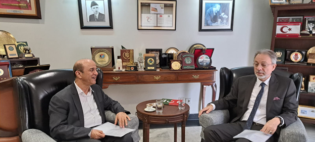 President ECOSF called upon the Ambassador of Türkiye in Islamabad