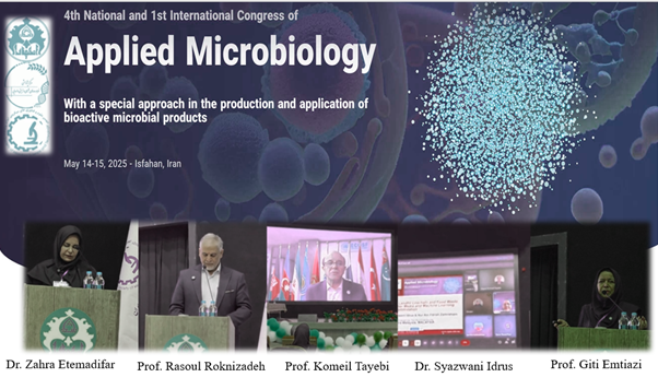 ECOSF President’s Speech at the Inaugural Session of the 1st Int. and 4th National Applied Microbiology Congress, University of Isfahan, Iran