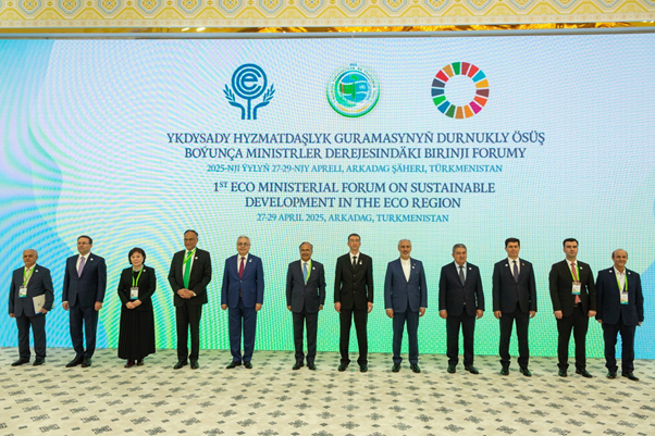 President ECOSF contributed to the 1st ECO Forum on Sustainable Development co-organized by the ECO Secretariat and Ministry of Finance & Economy of Turkmenistan
