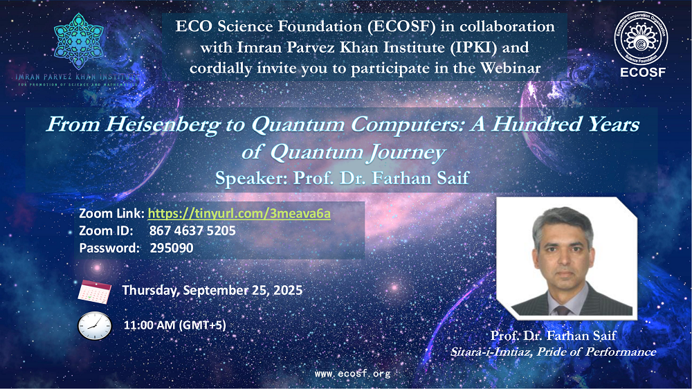 Webinar: From Heisenberg to Quantum Computers – A Century of Quantum Progress