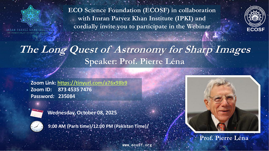 Webinar: The long quest of astronomy for sharp images