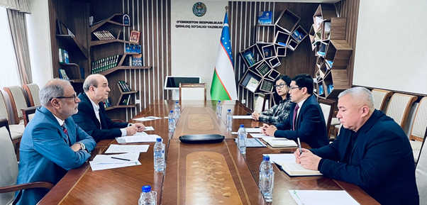 ECOSF Delegation Calls on Advisor to the Minister for Agricultural Resources of Uzbekistan to Enhance Scientific Collaboration