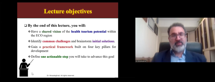 ECOSF hosted a Webinar to Explore Health Tourism Opportunities in the ECO Region