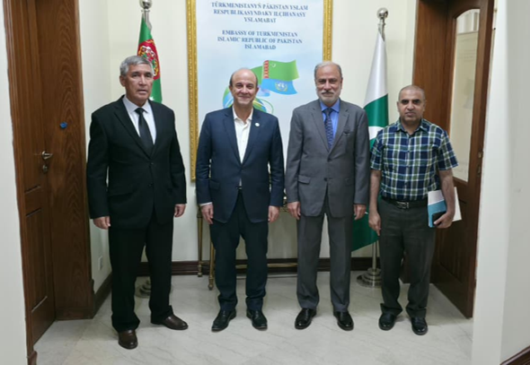 ECOSF President Meets Ambassador of Turkmenistan to Strengthen Scientific and Educational Cooperation