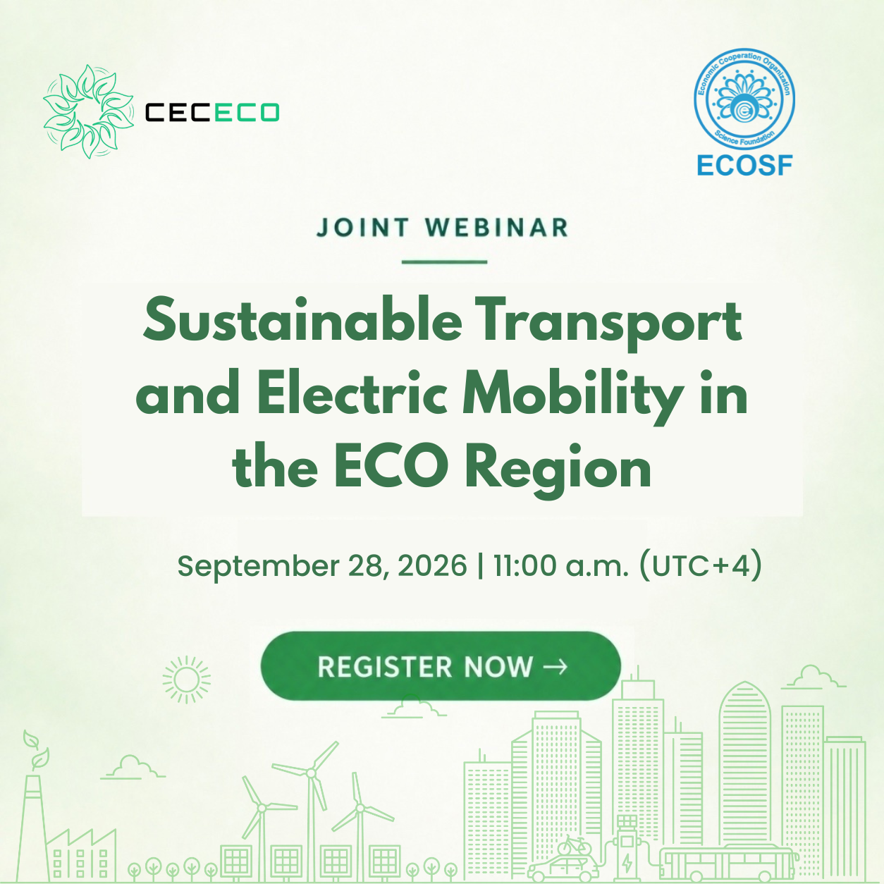 Regional Webinar on Sustainable Transport and Electric Mobility in the ECO Region